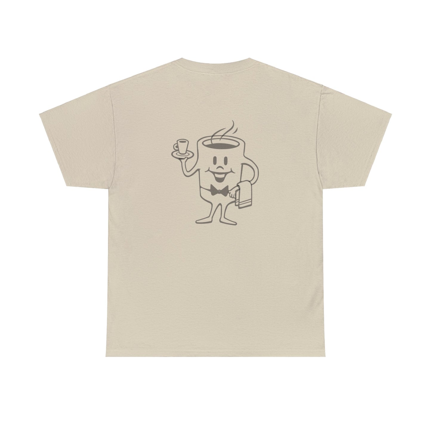 Mr MugHead Coffee Faded Backprint Tee