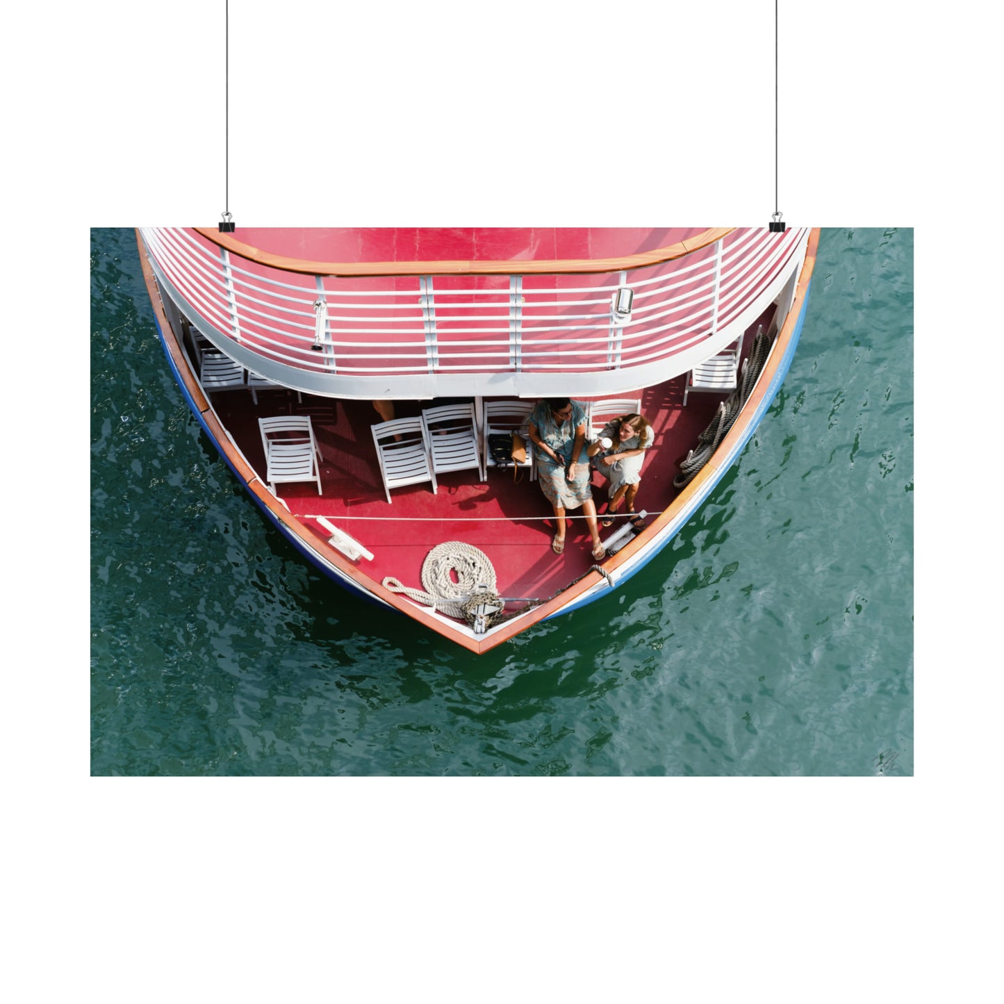 Red Ferry Frohmader Photography Poster