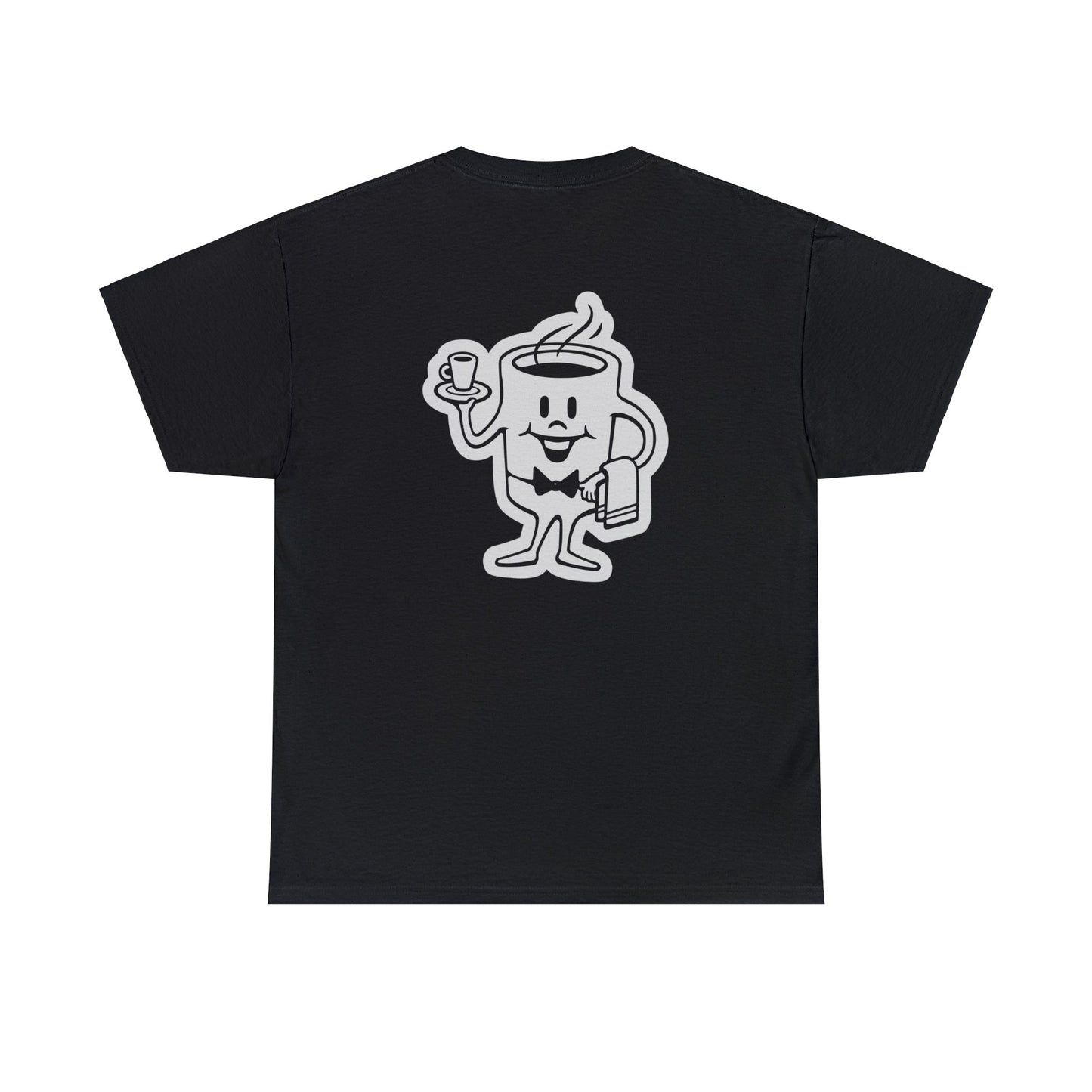 Mr MugHead Coffee Faded Backprint Tee