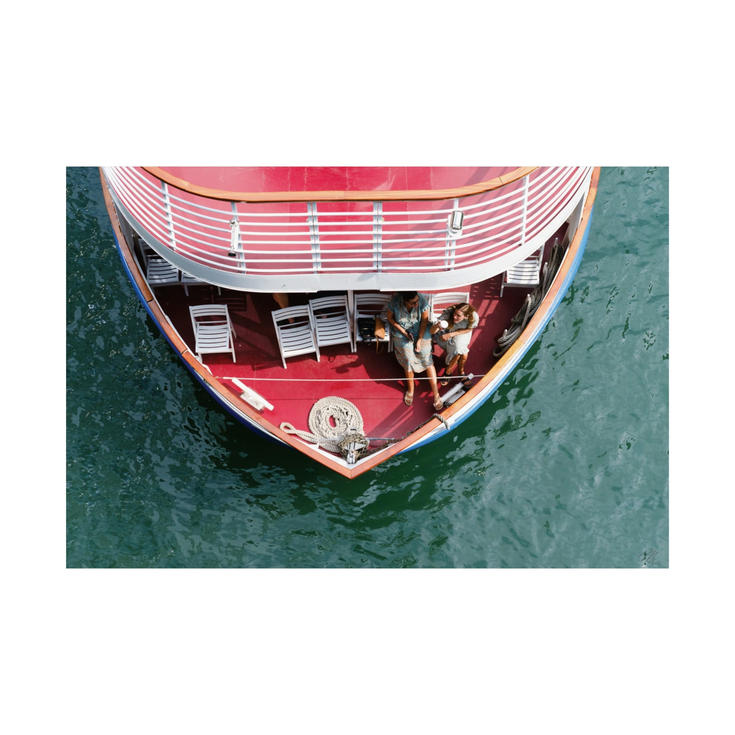 Red Ferry Frohmader Photography Poster