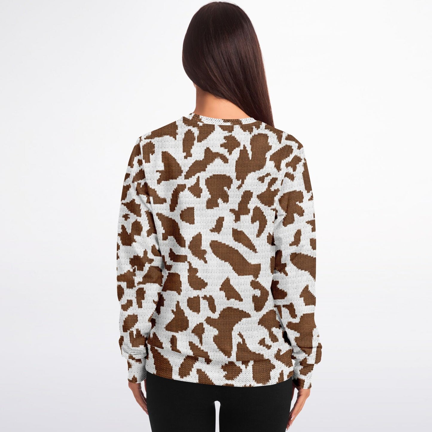 Cow Print Sweatshirt