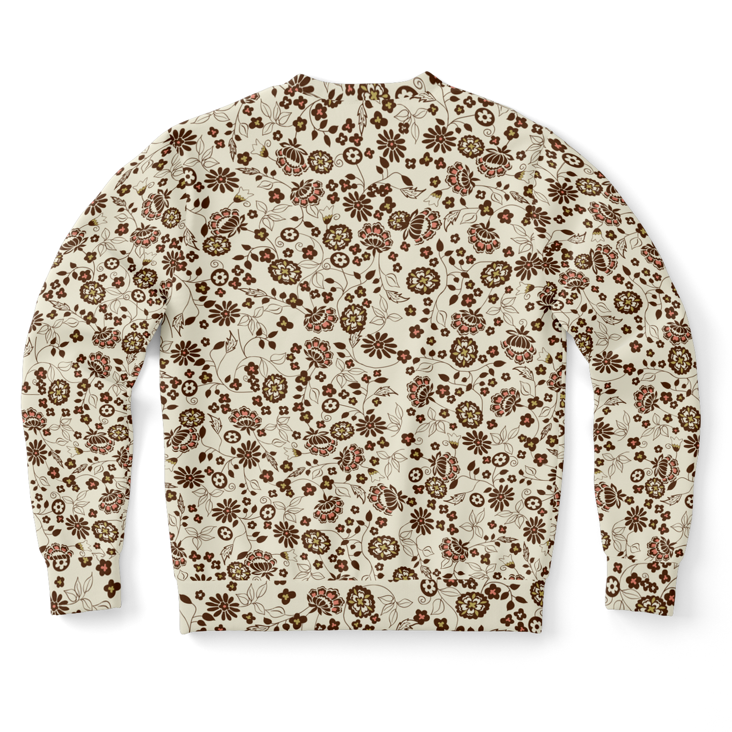 Vintage Flower Pattern - Crewneck Sweatshirt