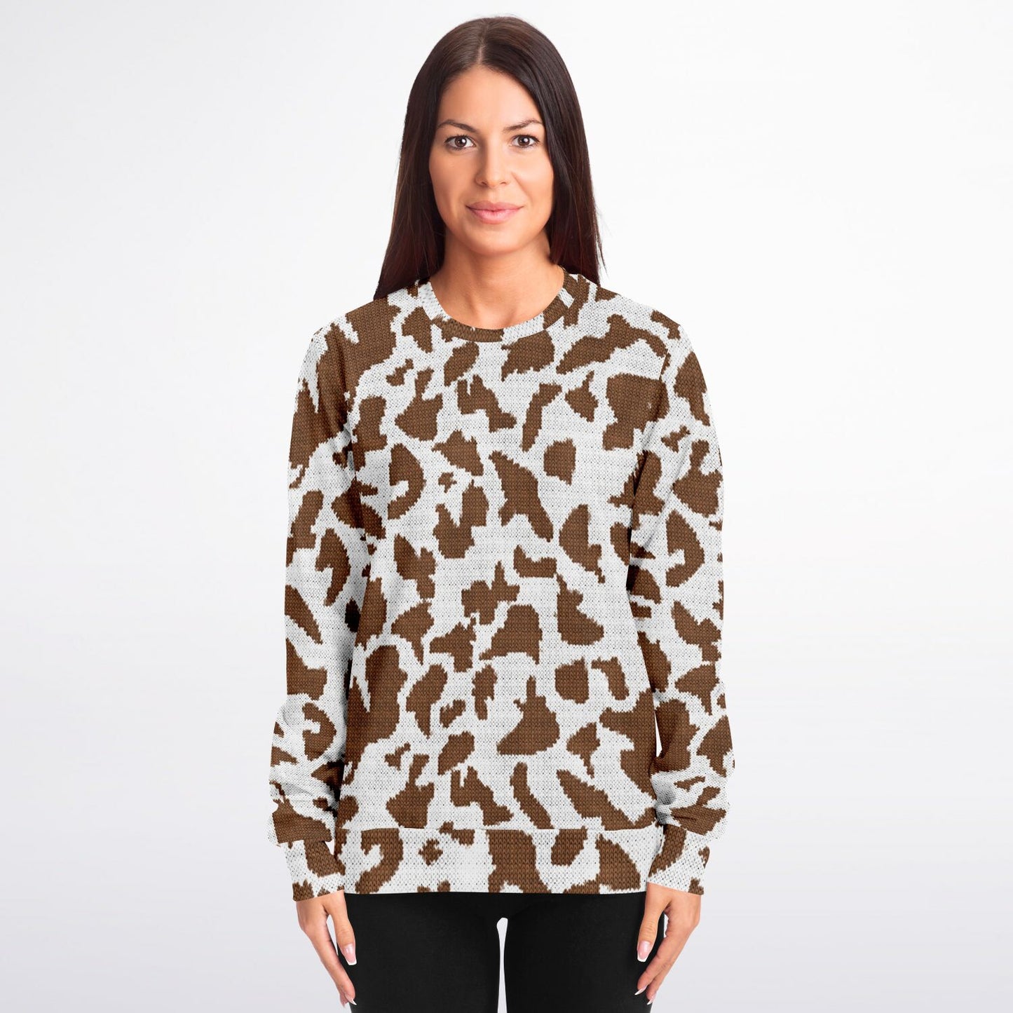 Cow Print Sweatshirt