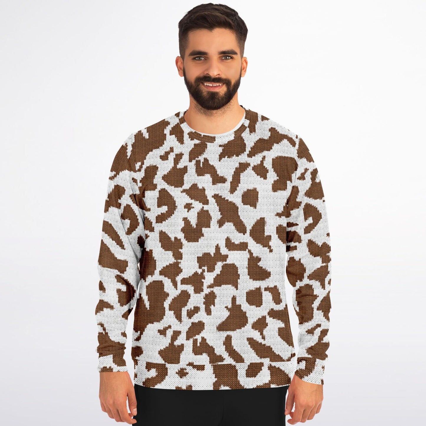 Cow Print Sweatshirt