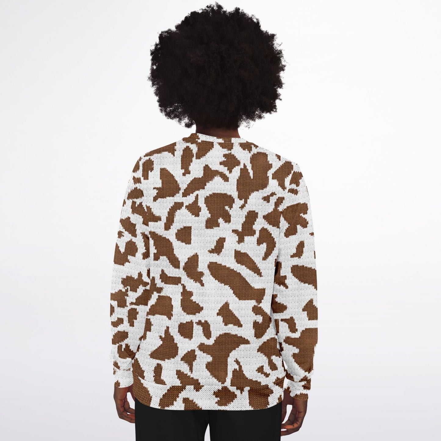 Cow Print Sweatshirt