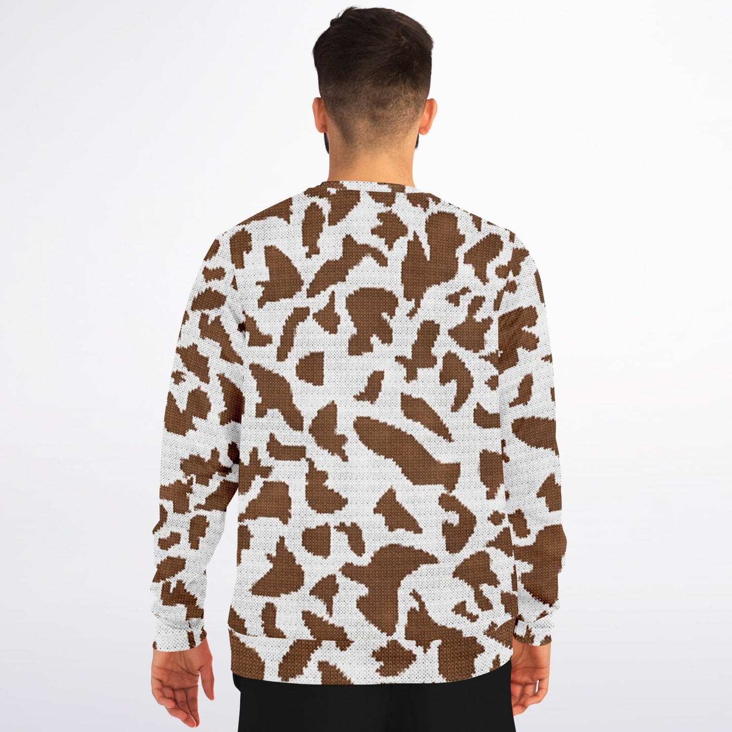 Cow Print Sweatshirt