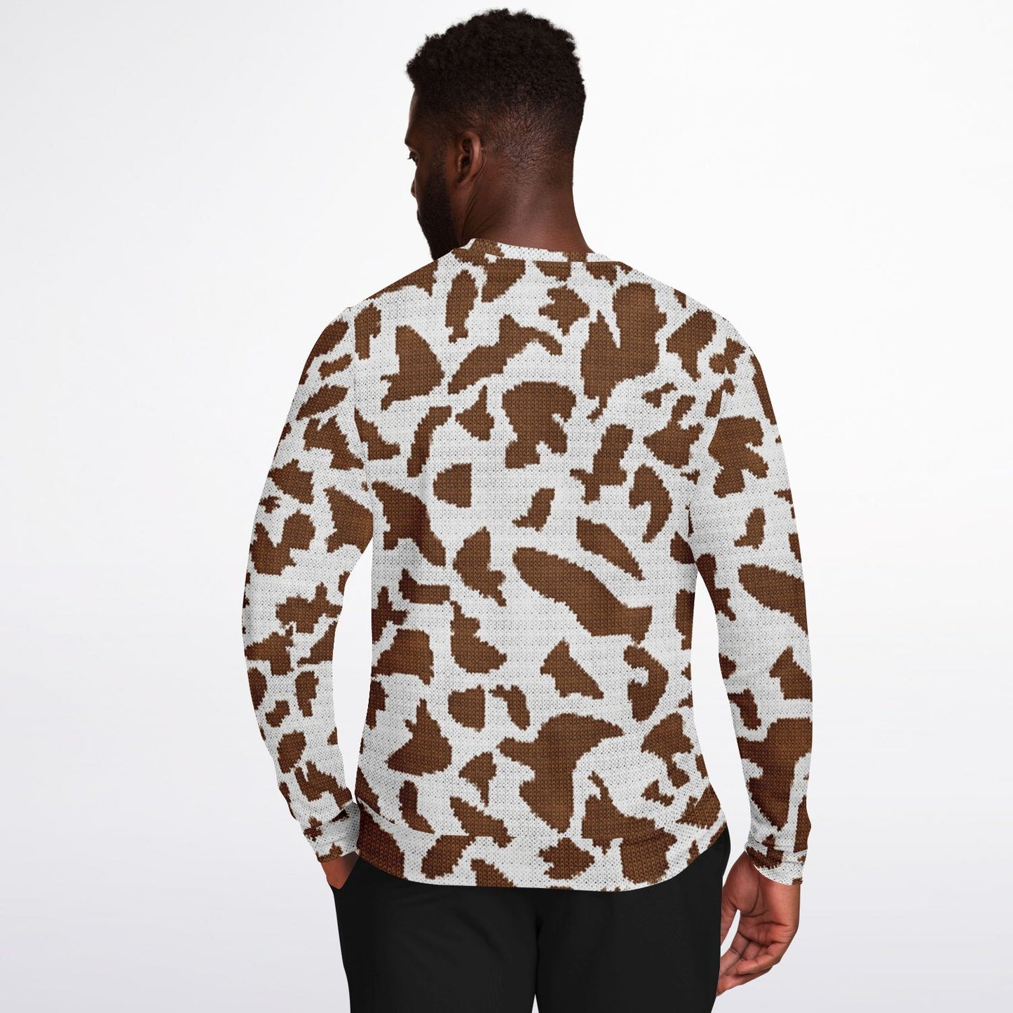 Cow Print Sweatshirt